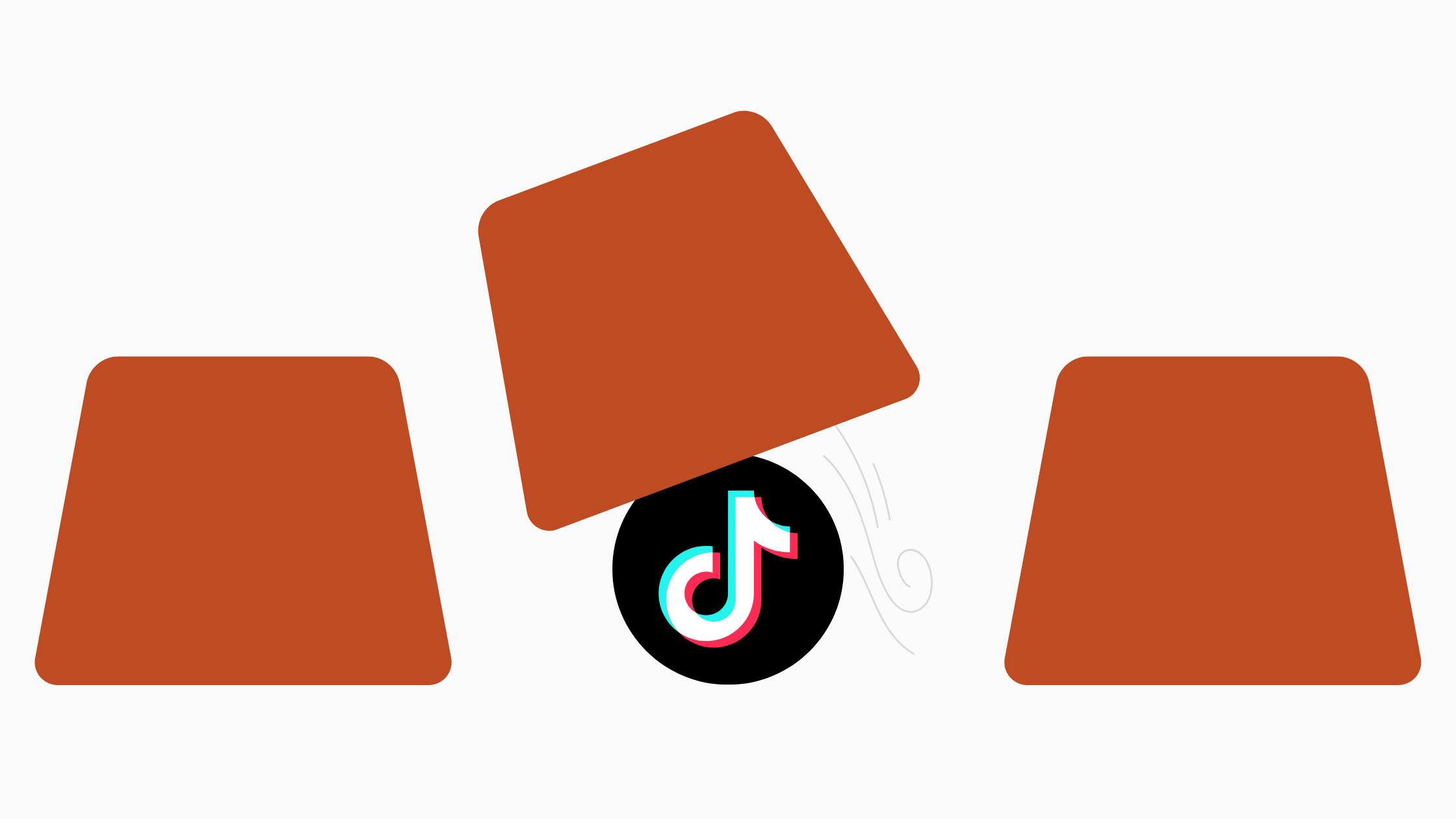 Showing a progression of longer forms of content.
